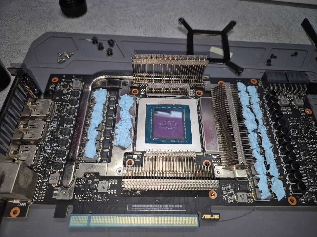 GPU thermal paste and pad service for desktop repair Singapore